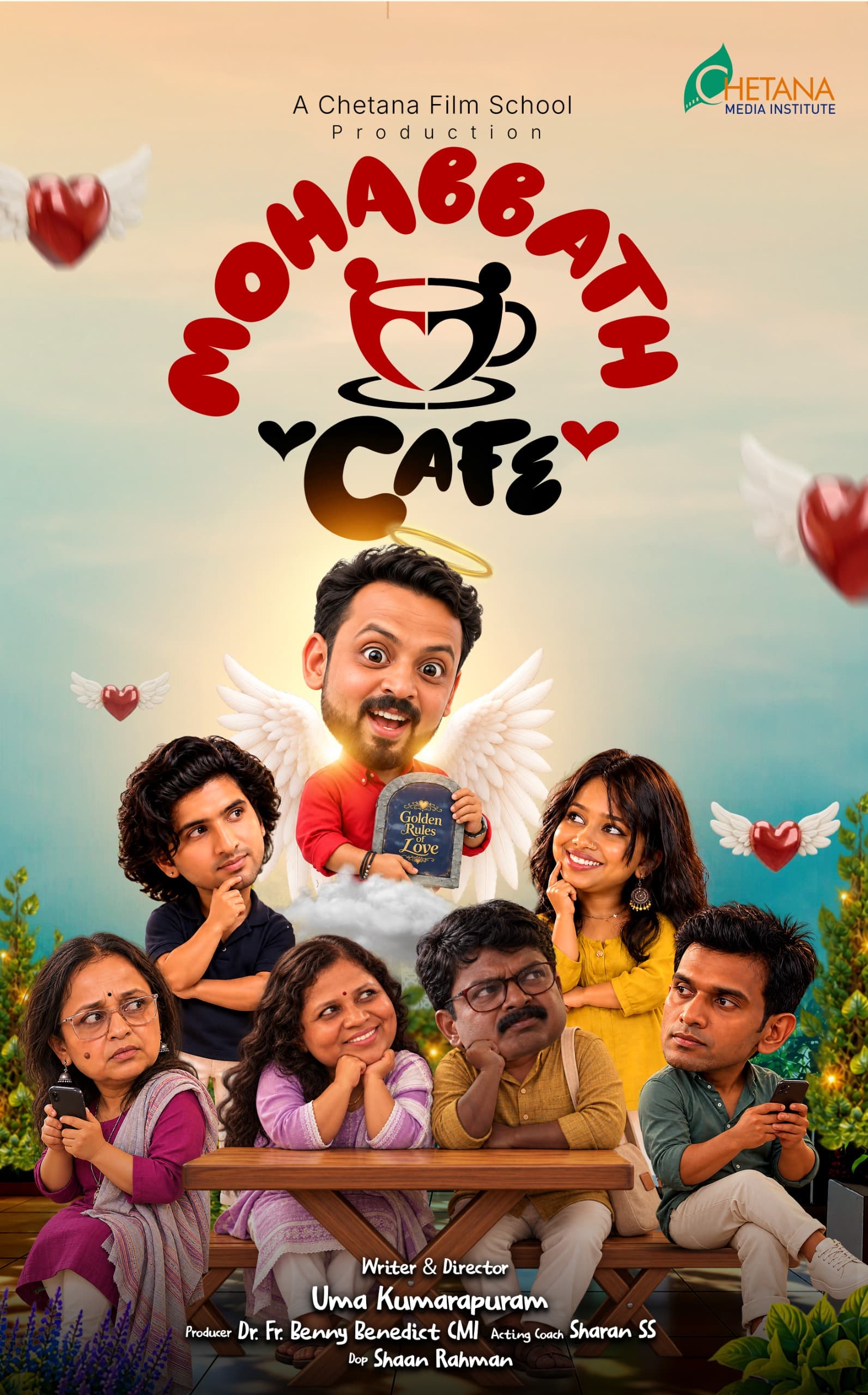 ' Mohabbath Cafe', the Final Proejct film of Chetana Film School 2-months Certificate Course in Screen Acting was released on Youtube.